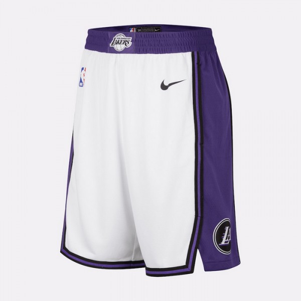Los Angeles Lakers NBA Shorts Nike 2022-23 City Edition Swingman - Herren Los Angeles Lakers NBA Shorts Nike 2022-23 City Edition Swingman - Herren